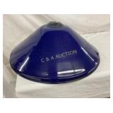 24 1/2IN BLUE PORC. LIGHT STATION SHADE