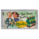 EARLY QUIKY PAPER SODA ADV. NICE GRAPHICS 17X10