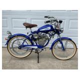 BLUE WHIZZER GAS POWERED RESTORED BIKE
