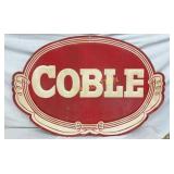 SST EMB. COBLE DIECUT SIGN 48X31