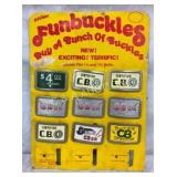 EARLY FUNBUCKLES CB EASEL BACK W/ BUCKLES 12X16