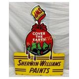 DSP SWP COVER THE EARTH DIECUT SIGN 42X57