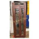EARLY PAYPHONE BOOTH W/ GLASS DOORS