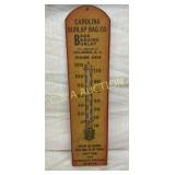 EARLY WOODEN CAROLINA BURLAP BAG SIGN 6X24