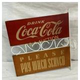 WOODEN COCA COLA FLANGE 12 1/2X13 1/2