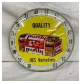 EARLY 12IN PURITY BREAD THERM.NICE GRAPHICS