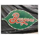 SST EMB. BREYERS DIECUT SIGN 82X43