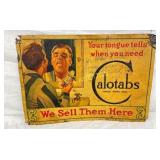 EARLY SST CALOTABS EMB. SIGN 20X14