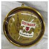 9IN STEGMAIER GOLD MEDAL BEER THERMOMETER