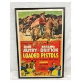 GENE AUTRY/BARBARA BROTTON 1948 POSTER 29X43