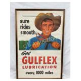 1955 GET GULFLEX  FRAMED 30X44