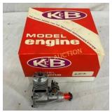 K&B MODEL ENGINE W/ BOX  3X3 1/2