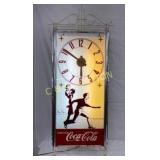 ORIG. DRINK COKE BOWLING ALLEY CLOCK 26X62