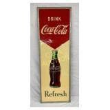 SST 1957 VERTICAL COKE ARROW SIGN 18X54 W/ BOTTLE