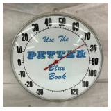 12IN PETTER BLUE BOOK THERMOMETER