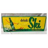 SST DRINK SKI SIGN 32X12 NICE GRAPHICS