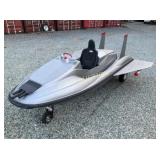 UNUSUAL CUSTOM BUILT MILITARY FIGHTER JET CART