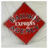 49IN SSP RAILWAY EXPRESS AGENCY SIGN