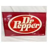 SST EMB. DR. PEPPER SIGN 23X13 SELF FRAMED
