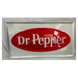 SST EMB DRINK DR PEPPER SIGN 32X18 SELF FRAMED