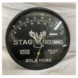 9IN STAG TROUSERS THERMOMETER W/ STAG