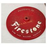 21IN EMB. CAST FIRESTONE BASE