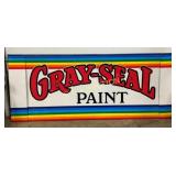 SST GRAY SEAL PAINT SIGN 116X47 SELF FRAMED
