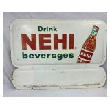 SST CONVEX NEHI STATION SIGN W/ BOTTLE 52X36