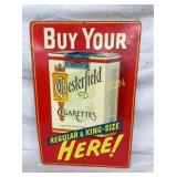 SST EMB. CHESTERFIELD SIGN 12X18