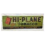 SST EMB. HI-PLANE TOBACCO SIGN W/ PACK 35X11 1/2