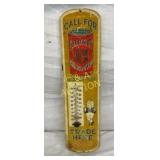 WOODEN CALUMENT THERMOMETER W/ BABY 6X22