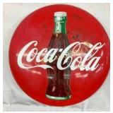 24IN PORC. COCA COLA BUTTON W/ BOTTLE