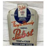 EARLY PABST TAP A CAN EASEL BACK 10X14