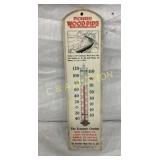 WOODEN PIONEER THERM. W/ PIPE LINE 4X15