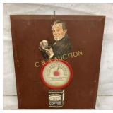 EARLY WHITE HOUSE COFFEE THERM. 9 1/2X10 1/2