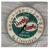 12IN LIVELY LIMES THERMOMETER