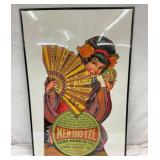DIECUT MEN-THO-EZE CB 18X31 FRAMED NICE COLORS