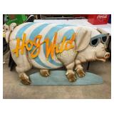 SST EMB. HOG WILD TRADE SIGN 63X36
