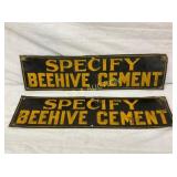 (2) SST EMB SPECIFY BEEHIVE CEMENT 20X5 1/2