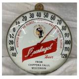 12IN LEINENKUGEL BEER THERM W/ INDIAN