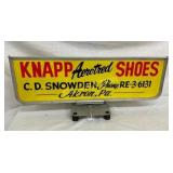KNAPP SHOES CAR ADV. TOPPER 30 1/2X12