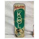 SST EMB KOOL CIG. SIGN W/ NICE DETAILS 3 1/2X12