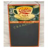 SST EMB GOLDEN COLA MENU 19 1/2X27 1/2
