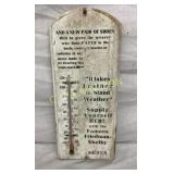 WOODEN SHOES THERMOMETER 9X21