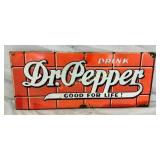 SSP DR PEPPER CHECKER BOARD SIGN 24X10