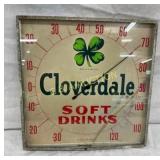 CLOVERDALE SOFT DRINKS THERMOMETER 12X12