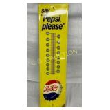 1965 PEPSI PLEASE THERM. W/ CAP 7X27