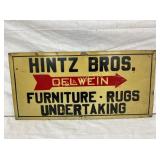 SST HINTZ BROS FURN. SIGN 24X12
