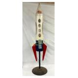 COIN OP ROCKET SHIP GUMBALL MACHINE 64X15