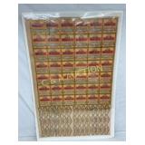 UNCUT WHISTLE PAPER ADV LABELS 30X45